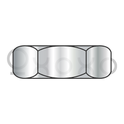 8-32X11/32X1/8  Standard Pattern Hex Machine Screw Nut 18 8 Stainless Steel