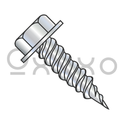 14-10X1  Unslotted Indented Hex Washer 3/8"Across The Flats F/T Self Piercing Scew Zinc