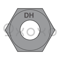 3/4-10  Heavy Hex Structural Nuts A 563 D H Plain USA