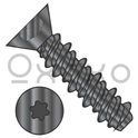 6-19X3/4  6 Lobe Flat High Low Screw Fully Threaded Black Zinc And Bake