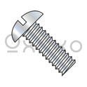 1/2-13X5  Slotted Round Machine Screw Fully Threaded Zinc