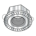 M5-0.8  Din 6923 Metric Hex Flange Nut Serrated A2 Stainless Steel
