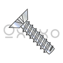 10-16X5/8  Phillips Flat Undercut Self Tapping Screw Type B Fully Threaded Zinc