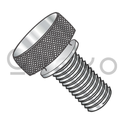 6-32X3/8  Knurled Thumb Screw with Washer Face Full Thread 18 8 Stainless Steel