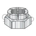 1/4-20  Flex Type Hex Lock Nut Thin Height Light 18-8 Stainless Steel