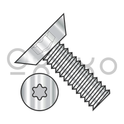 10-32X5/16  6 Lobe Flat Undercut Machine Screw Fully Threaded 18 8 Stainless Steel