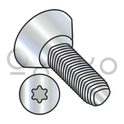 4-40X3/8  6 Lobe Flat U/C Taptite Alternative Thread Rolling Screw Full Thrd Zinc Bake Wax