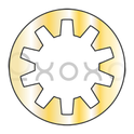 #10  MS35333, Military Internal Tooth Washer Steel CAD II per QQ-P-416 Type 2 Class 2