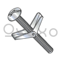1/8X4  Combination Mushroom Head Toggle Bolt Zinc