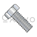 1/4-20X5/8  Unslotted Indented Hex Head Machine Screw Fully Threaded Zinc