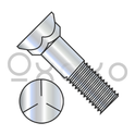 5/8-11X2 1/4  Grade 5 Plow Bolt With Number 3 Flat Head Zinc